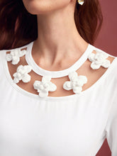 MOTF PREMIUM STEREO FLORAL ROUND NECK T-SHIRT